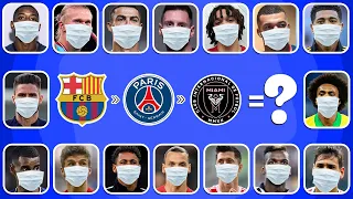 (FULL 107 ) Guess The Football Player by transfer,jersey number,Club, Ronaldo,Messi, Neymar|Mbappe.