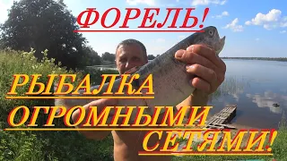 Что ловят Карелы ВЫСОКИМИ ТРЁХМЕТРОВЫМИ СЕТЯМИ ЯЧЕЁЙ-60,В КАРЕЛИИ!