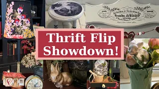 The Ultimate Thrift Store Showdown/3 YouTubers x 5 Thrift Store Finds=Endless Possibilities