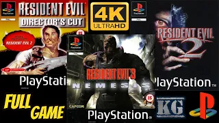 Resident Evil TRILOGY COLLECTION [PS1] Longplay Walkthrough Playthrough Full Movie Game [4K60ᶠᵖˢ 🔴]