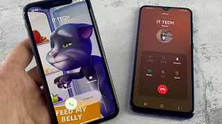 Incoming Calls iPhone 11 & Samsung Galaxy A51 + Outgoing Call