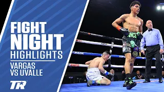 Emiliano Fernando Vargas Makes Easy Work of Uvalle | FIGHT HIGHLIGHTS