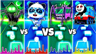House Head Monster vs Baby Bus vs New Bus Eater vs Thomas The Train Exe | Tiles Hop EDM Rush