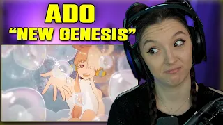 【Ado】New Genesis / 新時代 | FIRST TIME REACTION | (UTA from ONE PIECE FILM RED)