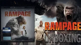 RAMPAGE 4K UHD BLU-RAY STEELBOOK UNBOXING