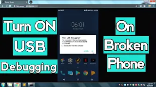 How to Turn ON USB debugging with a Broken/Black screen ? | (NEW METHOD)