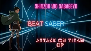 Beat Saber shinzou wo sasageyo attack on titan op