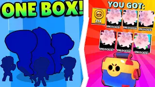 6 BRAWLERS IN ONE BOX 😱 MOST LUCKIEST MEGA BOX⭐️