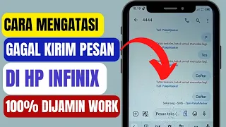 Cara Mengatasi Gagal Kirim Pesan Di HP Infinix & Semua Provider || Bisa Untuk Semua HP ‼️