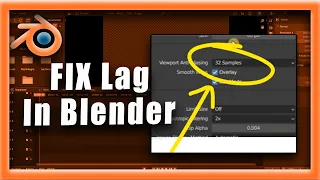 Blender Tutorial: How To FIX Lag In Blender Try This