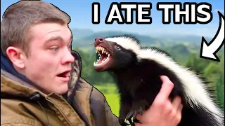 I Trapped a DISGUSTING Skunk and Ate It!