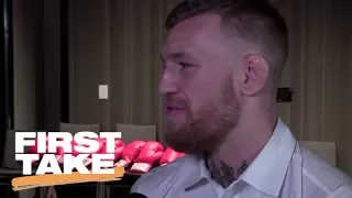 First Take Responds To McGregor's Rebuttal To Mayweather Interview | First Take | ESPN