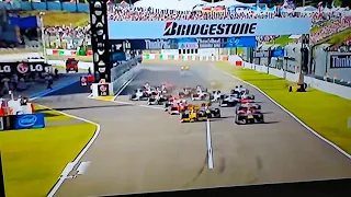 F1 2010 Japan Start Crash