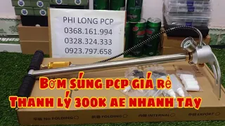 Bơm cao áp PCP | Thanh lý bơm tay cao áp giá rẻ 300k - Bơm súng pcp - bơm súng nén khí pcp giá rẻ