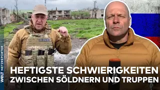 FLEISCHWOLF BACHMUT: „Prigoschin außer sich vor Wut“ - Zu wenig Geschosse! | UKRAINE-KRIEG