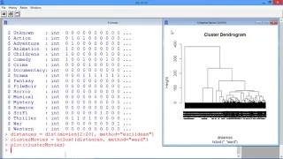 6.2.13 An Introduction to Clustering - Video 7: Hierarchical Clustering in R