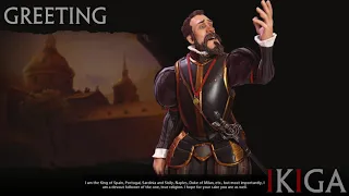 SPAIN - KING PHILIP II OF SPAIN ALL VOICED QUOTES & DENOUNCE - CIVILIZATION VI / CIV VI