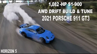 H5 AWD DRIFT TUNE 2021 PORSCHE 911 GT3