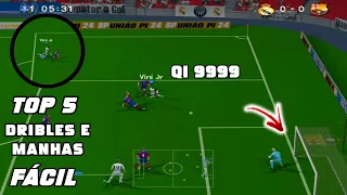 TOP 5 DRIBLES E MANHAS ABSURDAMENTE FÁCEIS DE FAZER NO BOMBA PATCH  |  PS2