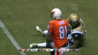 CFL Recap: Winnipeg 16, BC 33 - June 29, 2012