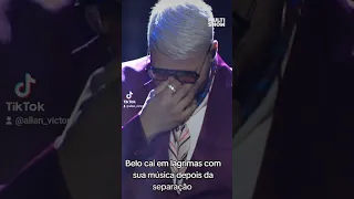 CANTOR BELO CAI EM LAGRIMAS EM SHOW APOS SEPARAÇÃO