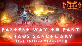Fastest Chaos Sanctuary Farming Technique | Improve your drop rates tenfold | diablo 2 resurrected