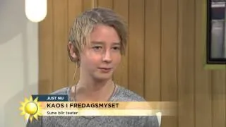 Lyckan för barnfamiljerna – nu sätts Sune upp på teater - Nyhetsmorgon (TV4)