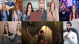 ATTACK ON TITAN EPISODE 21 REACTION MASHUP!!