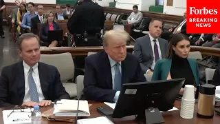 WATCH: Cameras Get A Brief Peek Inside Courtroom Where Trump Faces NYC Civil Fraud Trial Charges