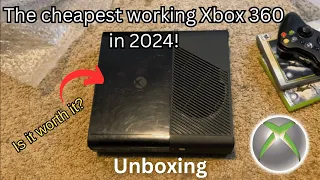 Xbox 360 E unboxing in 2024! Is the cheapest working Xbox on eBay worth it? #ebay #xbox