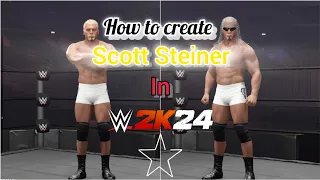 WWE 2K24 | How to create Scott Steiner