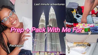 Prep & Pack With Me For Zambia + Malaysia Adventures (Dinner at the Twin Towers)| KayxTee