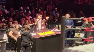 AEW Collision Rampage May 11th 2024 Vancouver BC Tony Schiavone Speaks.