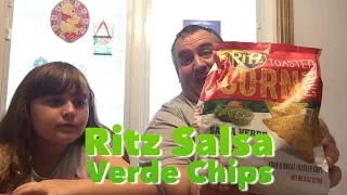 Ritz Salsa Verde Corn Chips Food Review