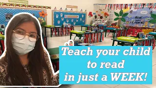 How to teach your child to read in just a week- do the right way!