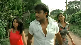 Darshan Save Two Girls In Slum Area From Slum Rowdy's | Challenging Star Darshan D Boss