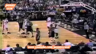 Allen Iverson LAST college game G'Town vs Marcus Camby the UMass *DUNK over Camby