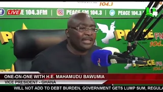 I don't believe in taxing Momo- Bawumia, Vice President of Ghana