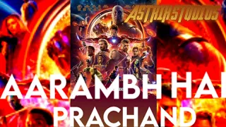 Avengers || Aarambha Hai Prachand || Tribute to MCU ||Astrix Studios ||Avengers Song Mix.