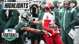 Indiana at Michigan State | Highlights | Big Ten Football | Nov. 19, 2022