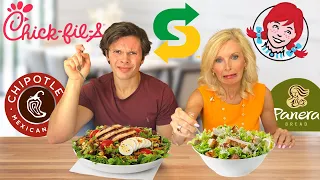 Who Makes the Best Fast Food Salad? *Taste Test with Will Tennyson*
