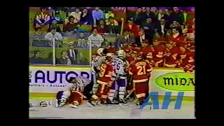 NHL Feb. 2, 1991 Toronto Maple Leafs v Detroit Red Wings (R) Rob Ramage v Shawn Burr