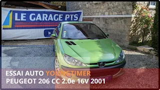 TEST AUTO YOUNGTIMER - PEUGEOT 206 CC 2.0e 16V - 2001