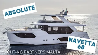 The Absolute Navetta 68 Motor Yacht | Yachting Partners Malta