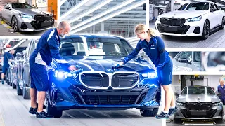 Production of the 2024 BMW 5 Series at BMW Group Plant Dingolfing Germany