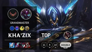 Kha'Zix Top vs Darius - EUW Grandmaster Patch 12.2