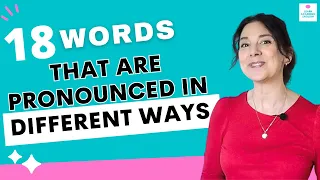 * Words with Different Pronunciations in English