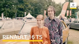 Barbara en Reinier en hun Renault 16 TS op het Concours d’Élégance