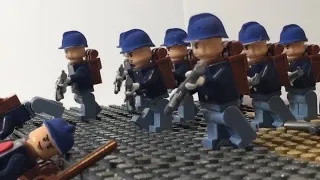 Lego WWI - 10th Battle of the Isonzo River - stopmotion