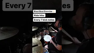 Try this blast beat exercise! 🤯🤯🤯